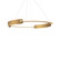 Ilios LED Pendant Chandelier in Aged Brass (281|PD86332AB)