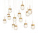 Double Bubble LED Pendant in Black (281|PD82014LBK)