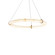 Clique LED Pendant Chandelier in Aged Brass (281|PD56431AB)