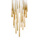 Cascade LED Pendant in Aged Brass (281|PD41741SAB)