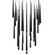 Cascade LED Pendant in Black (281|PD41725SBK)