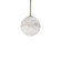 Pisces LED Mini Pendant in Aged Brass (281|PD3440835AB)