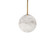 Pisces LED Mini Pendant in Aged Brass (281|PD3440827AB)