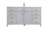 Lewis SIngle Bathroom Vanity in Grey (173|VF23360GR)