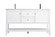 Heath Double Bathroom Vanity in White (173|VF22260DWH)