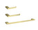 Sofia 3-Piece Bathroom Hardware Set in Brushed Gold (173|HWB13S3RBGD)