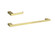 Sofia 2-Piece Bathroom Hardware Set in Brushed Gold (173|HWB13S2BGD)