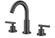 Leah Double Handle Bathroom Faucet in Matte Black (173|FAV1009MBK)