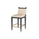 Burdock Counter Stool in Ivory Leather (314|FSI09)