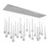 Quill LED Chandelier in Chrome (34|PD59423LCH)