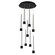 Quill LED Chandelier in Black (34|PD59409RBK)