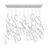 Interlace LED Chandelier in Chrome (34|PD47823LCH)