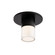 Twist-N-Lite LED Flush Mount in Black (34|FM240203CSBK)