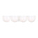 Cheverny Four Light Vanity in Matte White (454|LXV1004MWT)