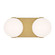 Syrie LED Vanity in Burnished Brass (454|EV1022BBSL1)