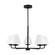 Albion Five Light Chandelier in Midnight Black (454|DJC1175MBK)