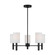 Manor Five Light Chandelier in Midnight Black (454|DJC1135MBK)