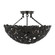 Kelan Three Light Semi-Flush Mount in Aged Iron (454|AF1173AI)