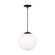 Leo - Hanging Globe One Light Pendant in Midnight Black (454|6024112)