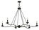 Sawyer Six Light Chandelier in Forged Iron (67|F6306FOR)