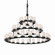 LED Chandelier (102|FSN871410SEEDMBLKLED4531500)