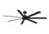 Pendry 72 72'' Ceiling Fan in Black (26|FPD6872BLW)