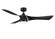 Klear 56''Ceiling Fan in Black (26|FPD6858BL)