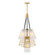 Liana Seven Light Chandelier in Brushed Gold (43|D328M7CHBG)