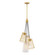 Liana Four Light Chandelier in Brushed Gold (43|D328M4CHBG)