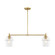 Summer Jazz Two Light Island Pendant in Brushed Gold (43|D310MISBG)