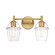 Summer Jazz Two Light Vanity in Brushed Gold (43|D310M2BBG)