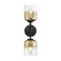 Gatsby Two Light Wall Sconce in Matte Black (43|D306M2WSMB)