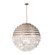 Sphere Eight Light Pendant in Pearlized Antique Brass (33|521158PAB)
