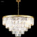 Contemporary Europa 15 Light Pendant in Satin Gold (64|96998SG22)