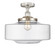 Edison One Light Semi-Flush Mount in Brushed Satin Nickel (405|6161FSNG69216)