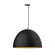 XL Choices One Light Pendant in Black w/Gold Matte Interior (518|PEG2144175)