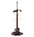 Pond Lily Three Light Table Base in Mahogany Bronze (57|272486)