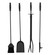 Pine Branch 4 -Piece Fire Place Tool Set in Wrought Iron (57|267285)