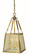 Avery Five Light Pendant Chandelier in Brushed Brass (8|5894BR)