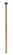 Fanaway Downrod in Satin Brass (457|51292424)