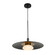 Orsa One Light Pendant in Black and Brushed Brass (78|AC7460BK)