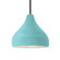 Radiance One Light Pendant in Reflecting Pool (102|CER6563RFPLMBLKRIGID)