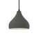 Radiance One Light Pendant in Pewter Green (102|CER6560PWGNMBLKBKCD)