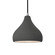 Radiance One Light Pendant in Gloss Grey (102|CER6560GRYNCKLBKCD)