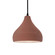 Radiance One Light Pendant in Canyon Clay (102|CER6560CLAYMBLKBKCD)