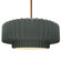 Radiance One Light Pendant in Pewter Green (102|CER6555PWGNBRSSRIGID)