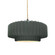 Radiance One Light Pendant in Pewter Green (102|CER6553PWGNMBLKBEIGTWST)