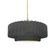 Radiance One Light Pendant in Gloss Grey (102|CER6553GRYBRSSBEIGTWST)