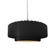 Radiance One Light Pendant in Carbon Matte Black w/ Champagne Gold (102|CER6553CBGDBRSSBEIGTWST)