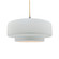 Radiance One Light Pendant in Carbon Matte Black w/ Champagne Gold (102|CER6545CBGDMBLKRIGID)